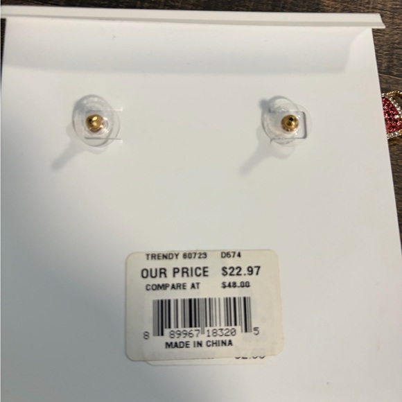 BaubleBar Gold Stud Earrings - Picture 2 of 2